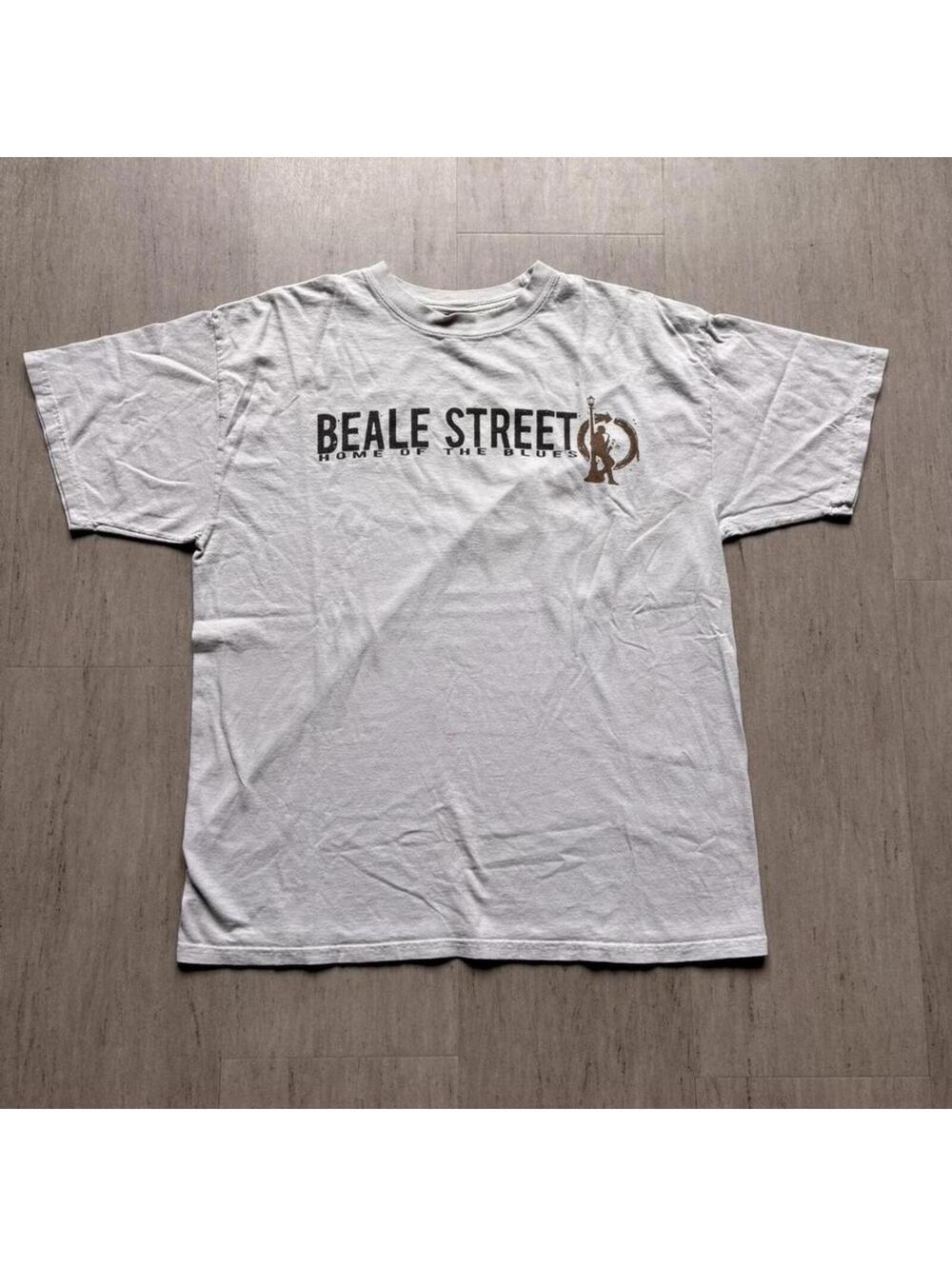 OPI Beale Street Home of the Blues Memphis Tennessee T-Shirt Men’s Large White